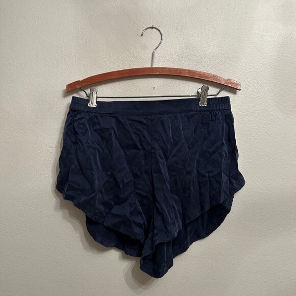 Lunya Navy Blue Silk Pajama Set, M - Picture 4 of 5